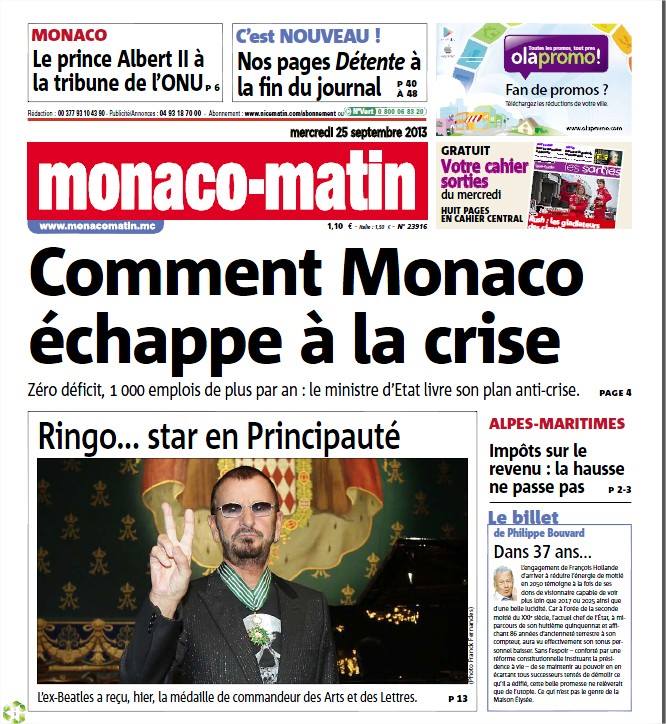 Ringo Starr Open the Exposition Artenativelight Musée océanographique Monaco 24.09.2013