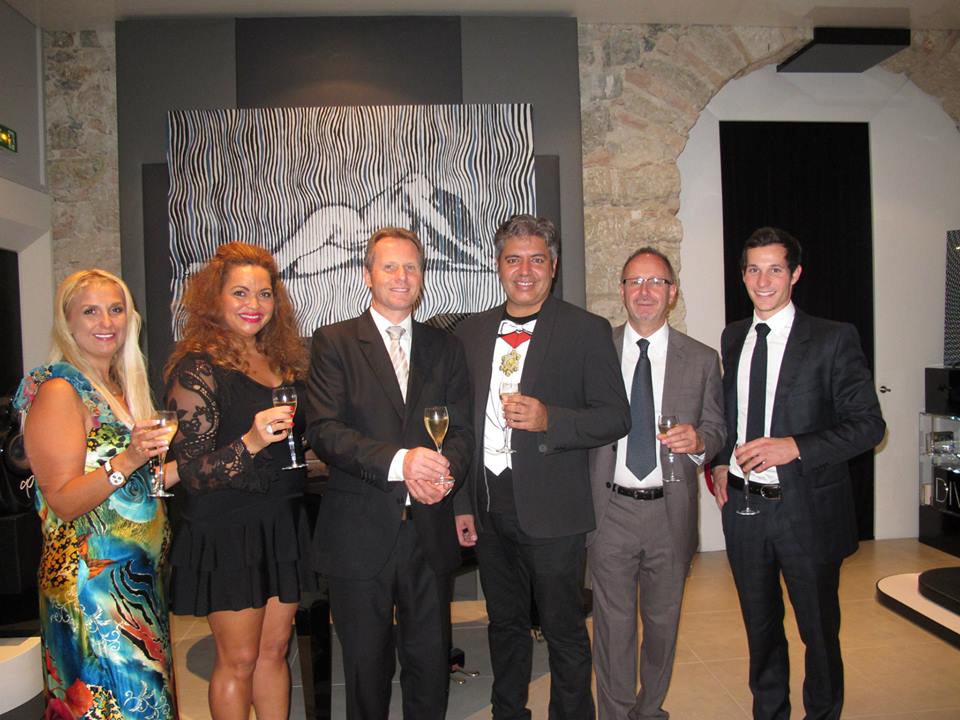 Marcos Marin Vernissage Chez Diva Monaco 27.09.2013