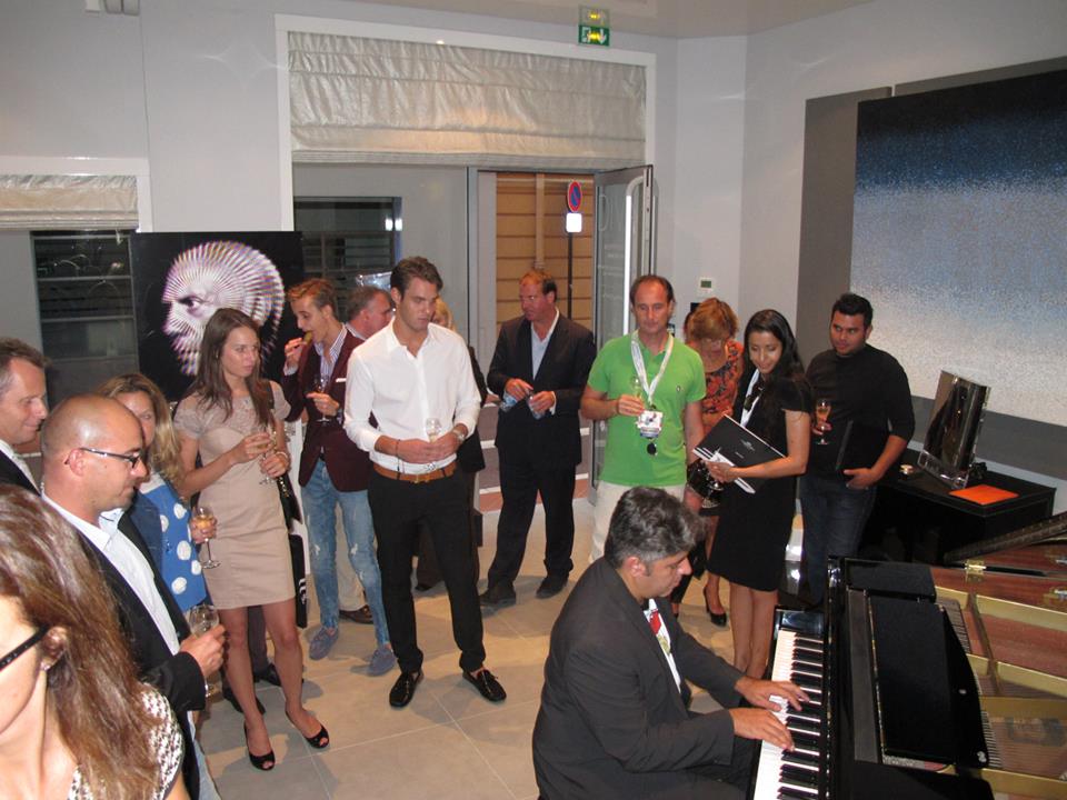 Marcos Marin Vernissage Chez Diva Monaco 27.09.2013