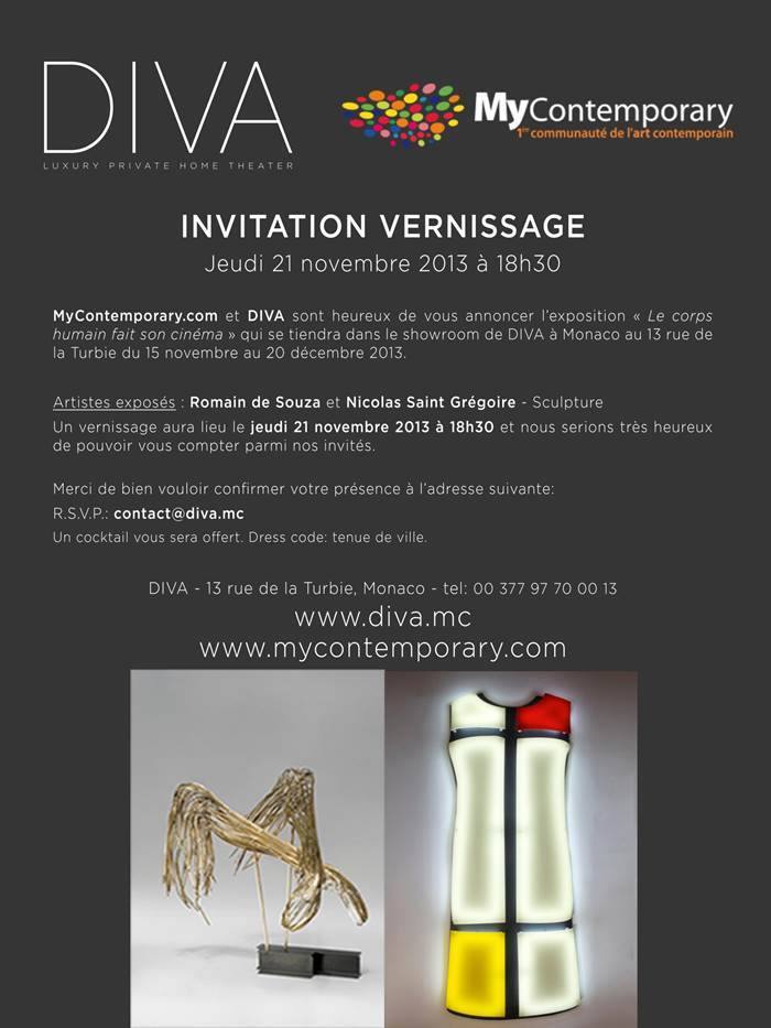 Romain De Souza – Diva Vernissage in Monaco 21.11.2013