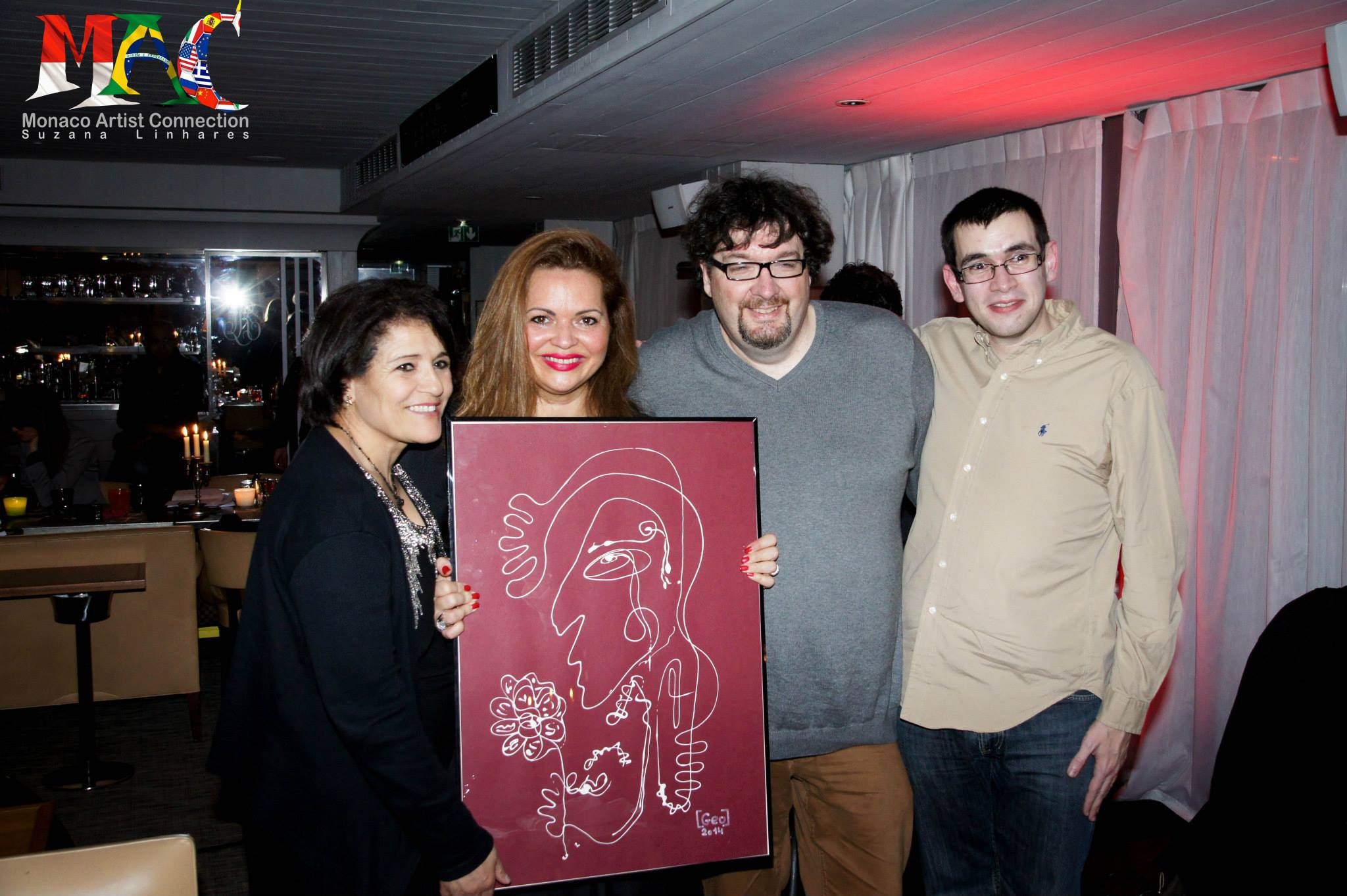 Soirée « Art & Party » Ave L’artiste Geo 05.02.2014