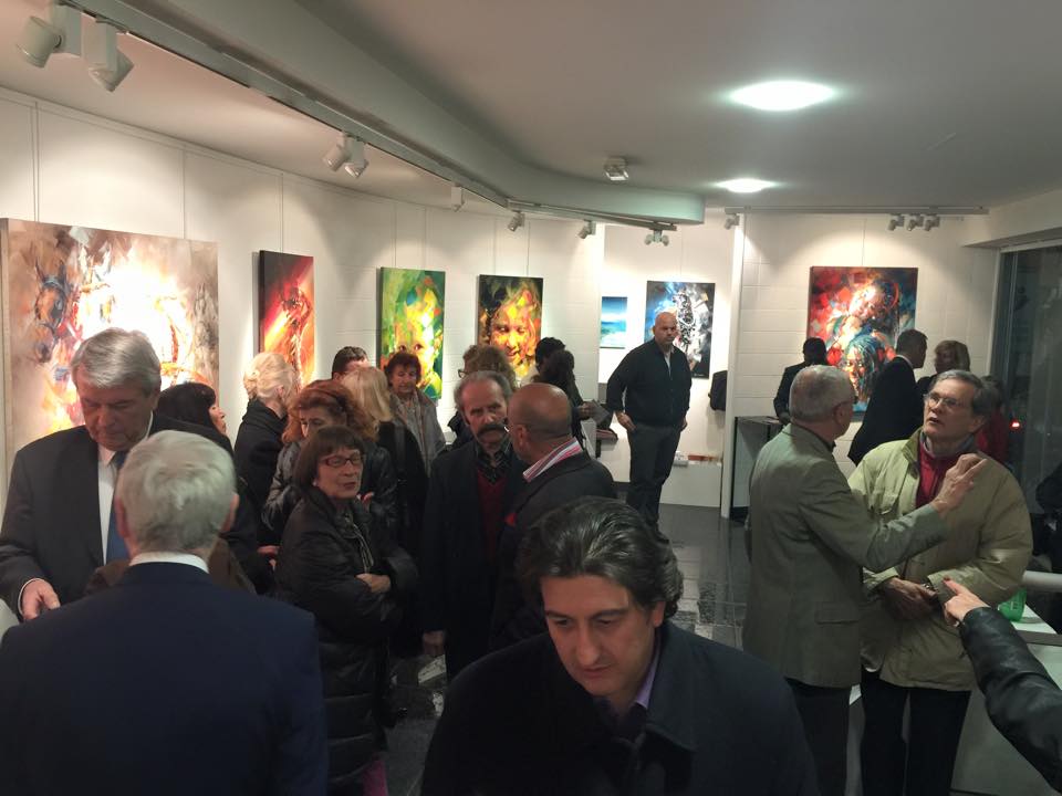 Vernissage Amos à Beausolei 12.02.2015