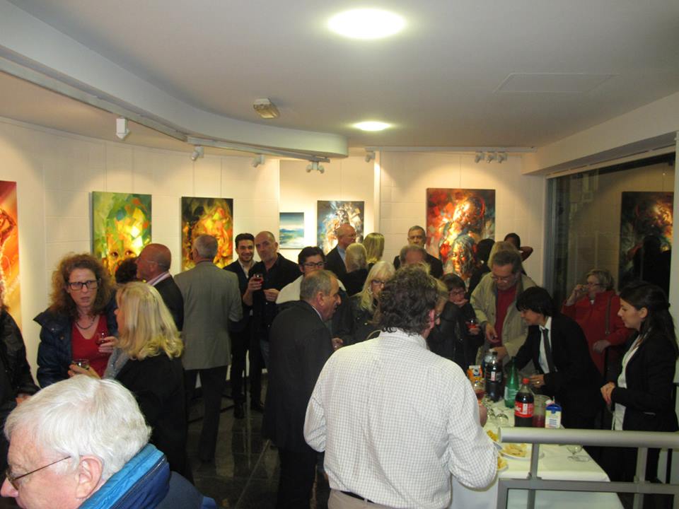 Vernissage Amos à Beausolei 12.02.2015