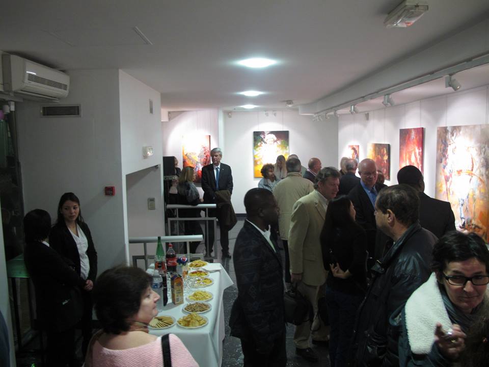 Vernissage Amos à Beausolei 12.02.2015