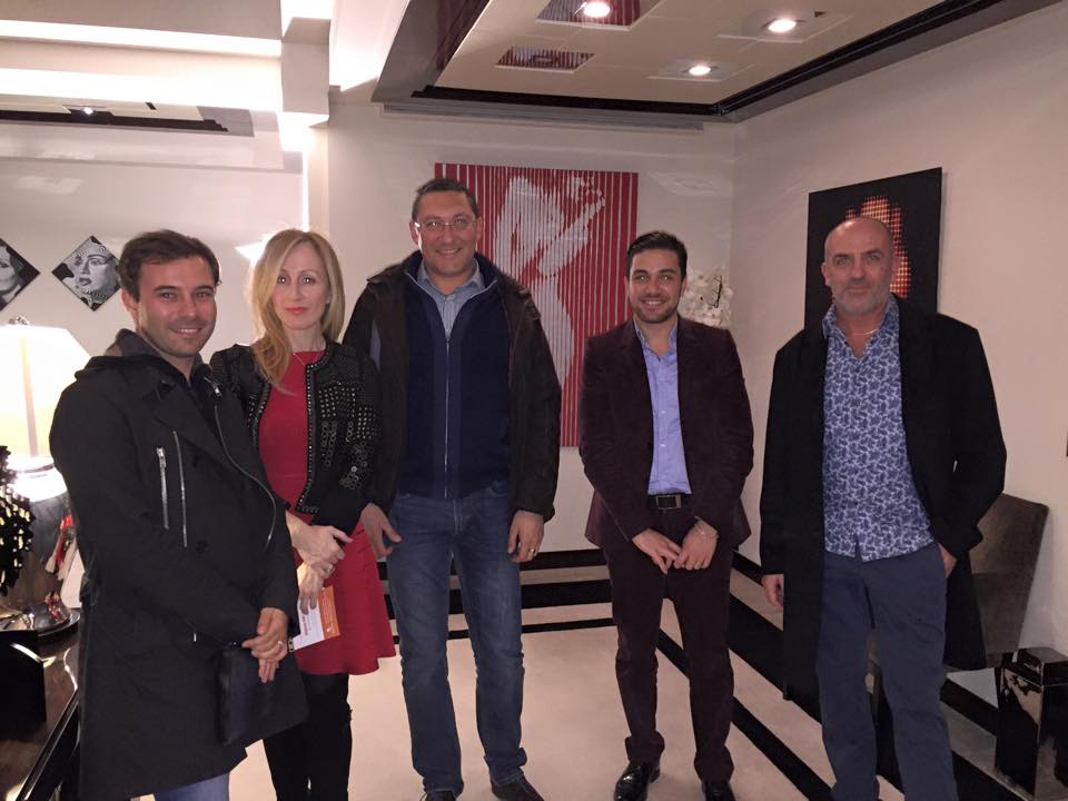 Marcos Marin Vernissage au Crem – Monaco 11.02.2015