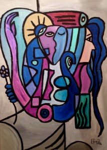 THE LOVER 92 X 65 CM  4500